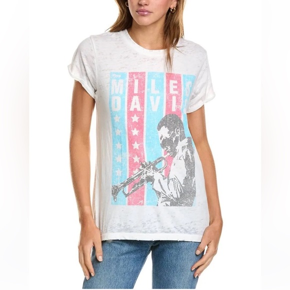 Odd People by Recycled Karma Miles Davis Burnout Tee - Picture 1 of 2